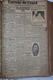 Página do jornal Correio do Ceará de março de 1928