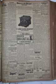 Página do jornal Correio do Ceará de março de 1928