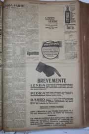 Página do jornal Correio do Ceará de março de 1928