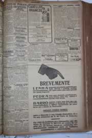 Página do jornal Correio do Ceará de março de 1928