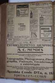 Página do jornal Correio do Ceará de março de 1928