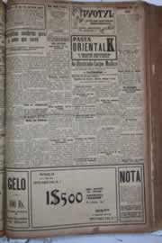 Página do jornal Correio do Ceará de março de 1928