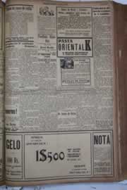 Página do jornal Correio do Ceará de março de 1928