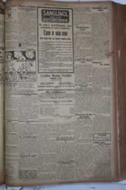 Página do jornal Correio do Ceará de março de 1928