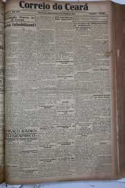 Página do jornal Correio do Ceará de março de 1928