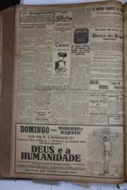 Página do jornal Correio do Ceará de março de 1928