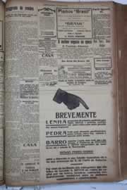 Página do jornal Correio do Ceará de março de 1928