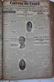 Página do jornal Correio do Ceará de março de 1928