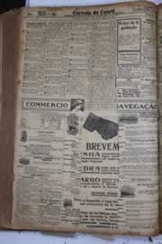 Página do jornal Correio do Ceará de março de 1928