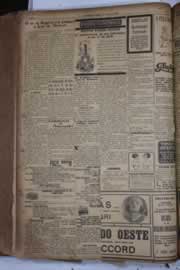 Página do jornal Correio do Ceará de março de 1928