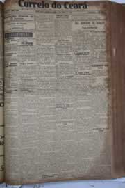Página do jornal Correio do Ceará de abril de 1928