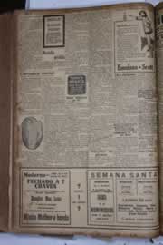 Página do jornal Correio do Ceará de abril de 1928