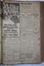 Página do jornal Correio do Ceará de abril de 1928