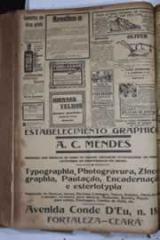 Página do jornal Correio do Ceará de abril de 1928