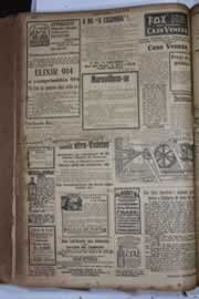 Página do jornal Correio do Ceará de abril de 1928