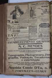 Página do jornal Correio do Ceará de abril de 1928