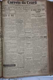 Página do jornal Correio do Ceará de abril de 1928
