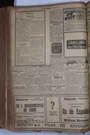 Página do jornal Correio do Ceará de abril de 1928