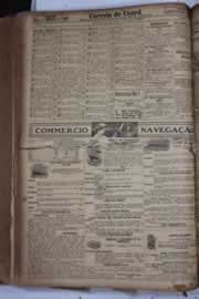 Página do jornal Correio do Ceará de abril de 1928