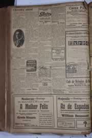 Página do jornal Correio do Ceará de abril de 1928