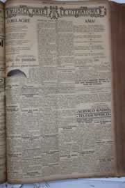 Página do jornal Correio do Ceará de abril de 1928