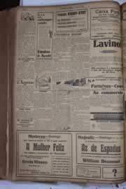 Página do jornal Correio do Ceará de abril de 1928