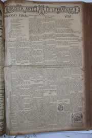 Página do jornal Correio do Ceará de abril de 1928