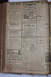 Página do jornal Correio do Ceará de abril de 1928