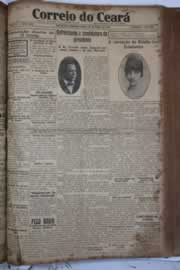 Página do jornal Correio do Ceará de abril de 1928