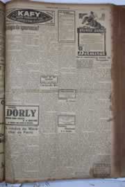 Página do jornal Correio do Ceará de abril de 1928
