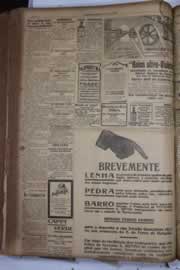 Página do jornal Correio do Ceará de abril de 1928