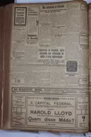 Página do jornal Correio do Ceará de abril de 1928