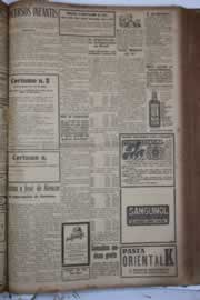 Página do jornal Correio do Ceará de abril de 1928