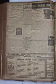 Página do jornal Correio do Ceará de abril de 1928