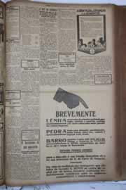 Página do jornal Correio do Ceará de abril de 1928