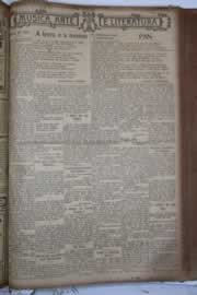 Página do jornal Correio do Ceará de abril de 1928