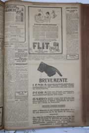 Página do jornal Correio do Ceará de abril de 1928