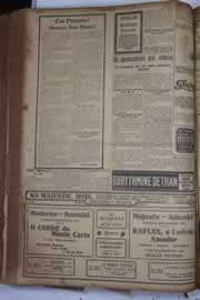 Página do jornal Correio do Ceará de abril de 1928