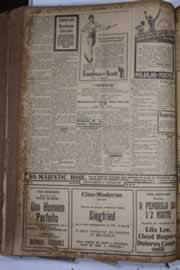 Página do jornal Correio do Ceará de maio de 1928