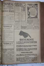 Página do jornal Correio do Ceará de maio de 1928