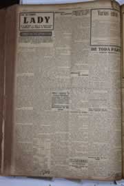 Página do jornal Correio do Ceará de maio de 1928