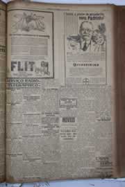 Página do jornal Correio do Ceará de maio de 1928