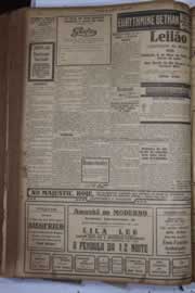 Página do jornal Correio do Ceará de maio de 1928