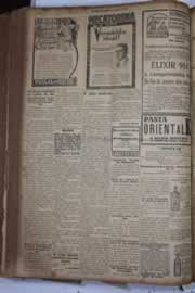 Página do jornal Correio do Ceará de maio de 1928