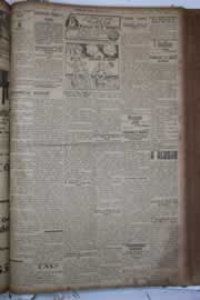 Página do jornal Correio do Ceará de maio de 1928