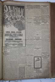 Página do jornal Correio do Ceará de maio de 1928