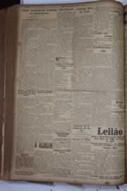 Página do jornal Correio do Ceará de maio de 1928