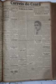 Página do jornal Correio do Ceará de maio de 1928