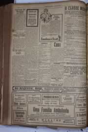 Página do jornal Correio do Ceará de maio de 1928