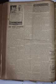 Página do jornal Correio do Ceará de maio de 1928